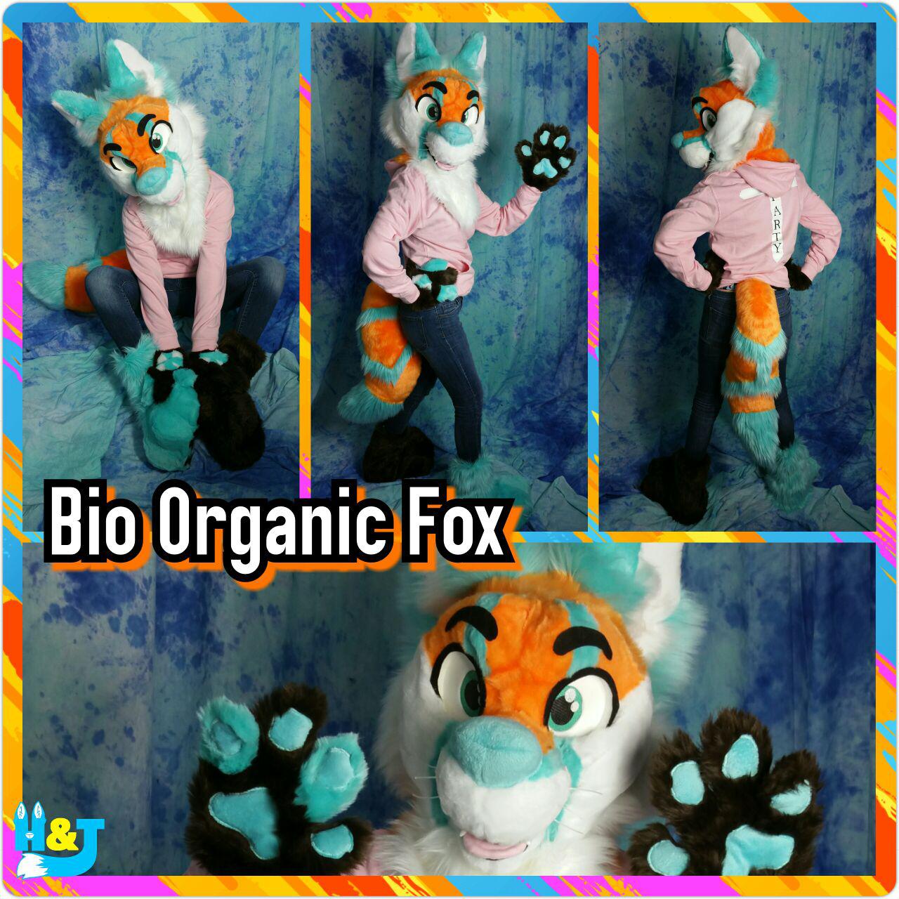 Bio Organic Fox fursuit